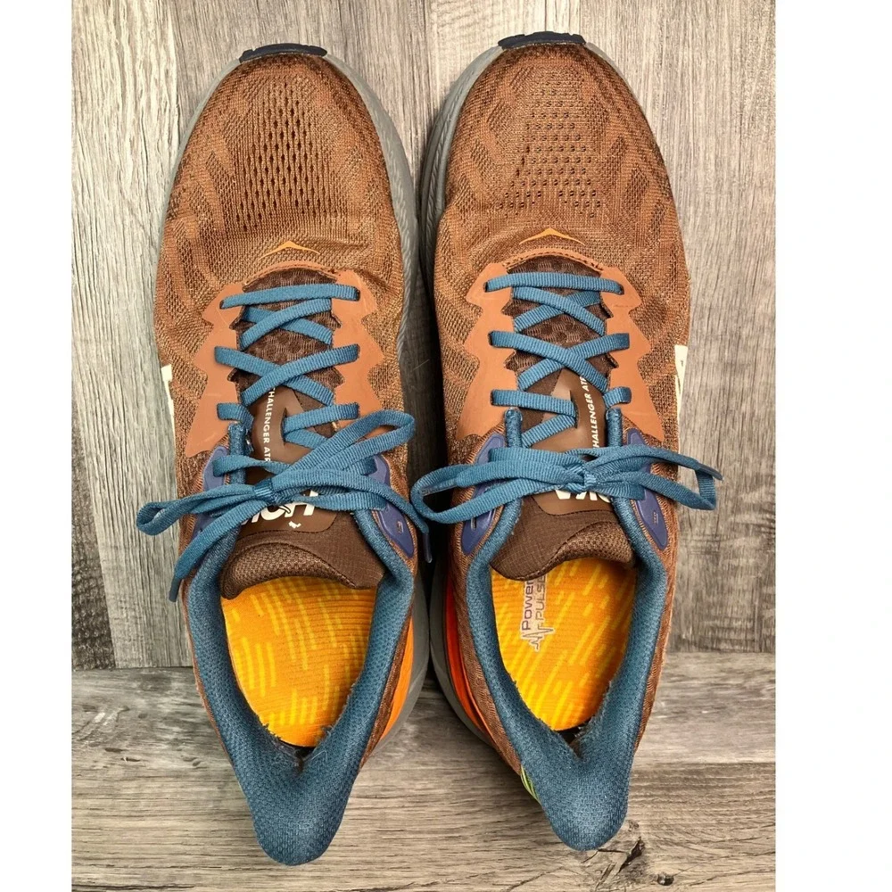 HOKA Challenger ATR 7 Trail Running Shoes Mens 11 Brown Orange Gorpcore 1134497